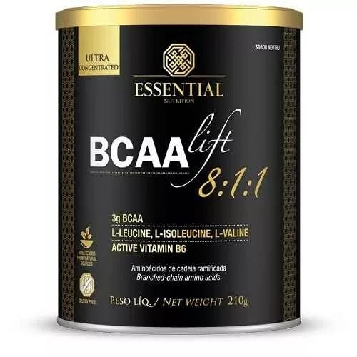 Qual o preço do(a)Bcaa Lift 8:1:1 Limão Essential Nutrition 210G Bcaa Lift 8:1:1 Limão Essential Nutrition 210G
