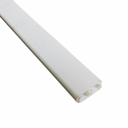 Menor preço em Canaleta PVC Com Divisória 20x10x2000mm Branca Ccom Dupla Face Ilumi