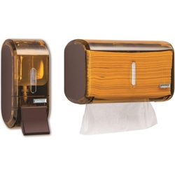 Kit Dispenser Papel Toalha + Saboneteira Premisse Urban Compacta Marrom é boa?