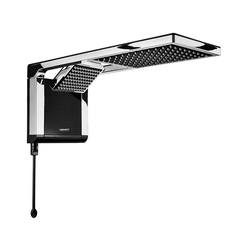 Ducha Acqua Duo Ultra Preta / Cromado 7800W 220V Lorenzetti Menor preço em Ducha Acqua Duo Ultra Preta / Cromado 7800W 220V Lorenzetti