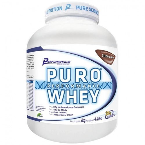 Puro Whey 2 kg Performance Nutrition Chocolate | Compre com Ame e receba (2% de volta) de Cashback Puro Whey 2 kg Performance Nutrition Chocolate | Compre com Ame e receba (2% de volta) de Cashback