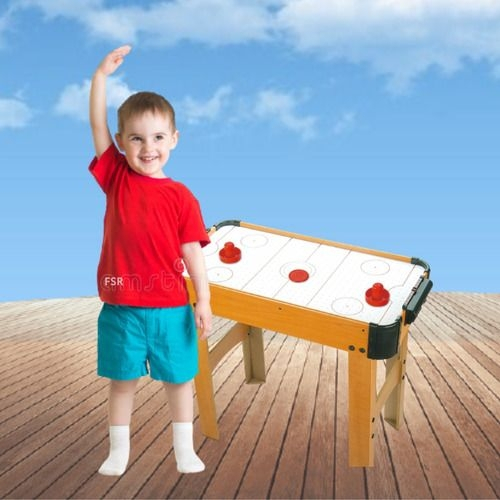 Brinquedo Aero Game Mini Mesa De Hockey Infantil Air Rocker Para