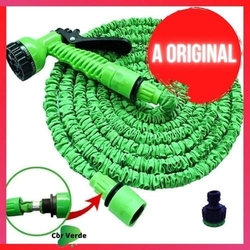 mangueira Original 30m mágica extensível flexível com gatilho 7 jatos Menor preço em mangueira Original 30m mágica extensível flexível com gatilho 7 jatos