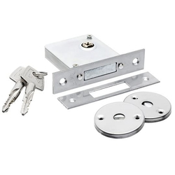 Fechadura Auxiliar Tetra Quadrupla Inox - 2 Chaves Menor preço em Fechadura Auxiliar Tetra Quadrupla Inox - 2 Chaves