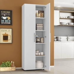 Armário para Cozinha Multiuso Curitiba com 2 Portas e 5 Nich Menor preço em Armário para Cozinha Multiuso Curitiba com 2 Portas e 5 Nich
