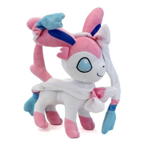 Sylveon Shiny Pelúcia Licenciada 30cm