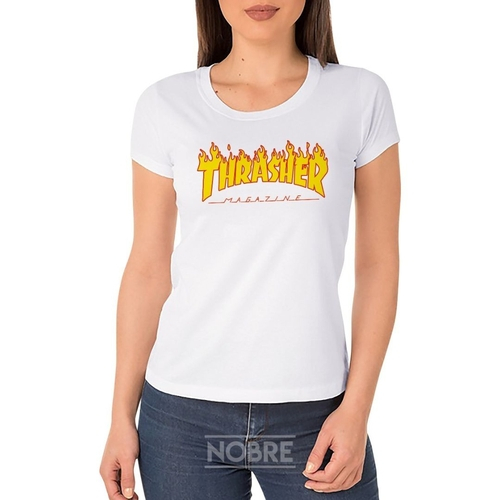 thrasher camiseta feminina