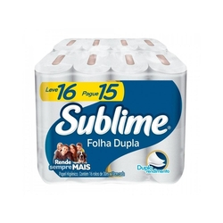 Papel Higienico Folha Dupla Sublime Softys L16P15 Rolos De 30M Softys é boa?