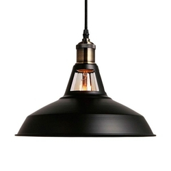 Pendente Retro Industrial Preto Loft Luminária Vintage Lustre Design Edison LM1728 - eLuminarias Menor preço em Pendente Retro Industrial Preto Loft Luminária Vintage Lustre Design Edison LM1728 - eLuminarias