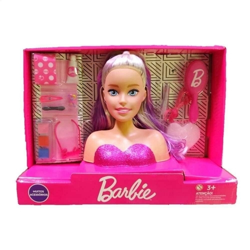 Barbie de Maquiar - Busto Barbie - Styling Head Faces - Pupee