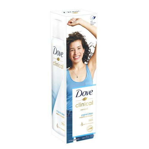 Desodorante Antitranspirante Aerosol Dove Clinical Original Clean 150ml ...