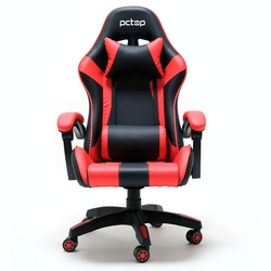 Cadeira Gamer Pctop Vermelha - Pc6022-Re Menor preço em Cadeira Gamer Pctop Vermelha - Pc6022-Re