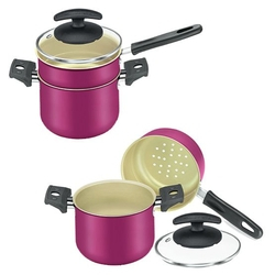 Cuscuzeira Caldeirao De Aluminio Cereja Com Tampa De Vidro é boa?