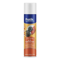 Tinta Spray Pratik Alta Temperatura Branco Fosco 400ml é boa?