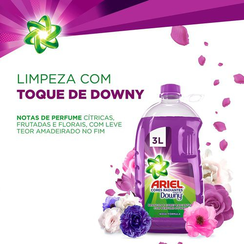Sabão Líquido Ariel Cores Radiantes Toque de Downy 3L em Promoção Ofertas na Americanas Sabão Líquido Ariel Cores Radiantes Toque de Downy 3L em Promoção Ofertas na Americanas