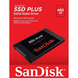 Hd Ssd Sandisk Plus 480gb Sata Iii 2.5 Pol. Lacrado 535mb/s Menor preço em Hd Ssd Sandisk Plus 480gb Sata Iii 2.5 Pol. Lacrado 535mb/s