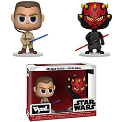Boneco Funko Vinyl Star Wars Darth Maul + Obin Wan 2 Pack Menor preço em Boneco Funko Vinyl Star Wars Darth Maul + Obin Wan 2 Pack