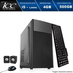 Computador Desktop Icc IV2541K Intel Core I5 3.2 ghz 4gb HD 500gb Kit Multimídia Menor preço em Computador Desktop Icc IV2541K Intel Core I5 3.2 ghz 4gb HD 500gb Kit Multimídia