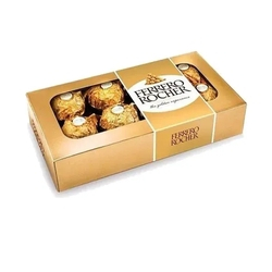 Menor preço em Bombom Ferrero Rocher contendo 8 bombons