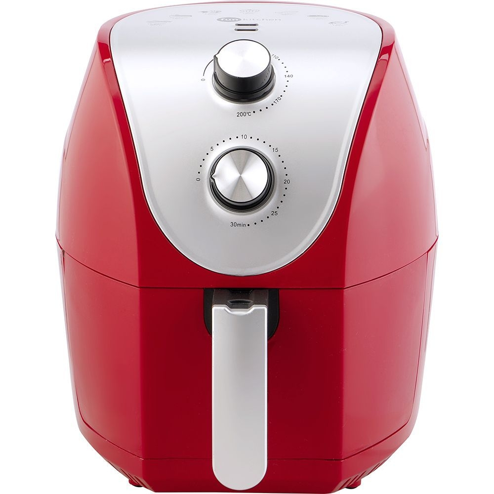 [50% de Cashback] Fritadeira Elétrica sem Óleo 42L 1400W Vermelha - Fun Kitchen