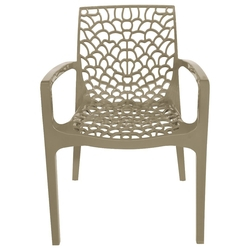 Cadeira Gruvyer Polipropileno Com Braco Fendi Menor preço em Cadeira Gruvyer Polipropileno Com Braco Fendi