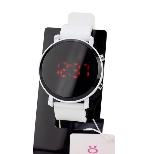 Relogio digital branco feminino Outlet