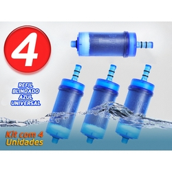 Kit 4 Refil Para Torneira Filtro Blindado Universal - TO6 Menor preço em Kit 4 Refil Para Torneira Filtro Blindado Universal - TO6