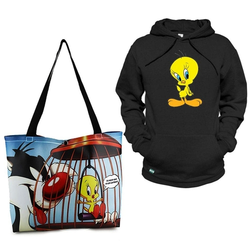 tweety moletom com capuz