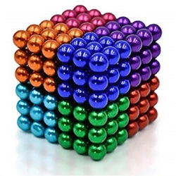 Neocube 5mm Com Latinha Neoballs Bucky Balls Ímã de Neodímio 216 Esferas - Colorido 8 Cores Menor preço em Neocube 5mm Com Latinha Neoballs Bucky Balls Ímã de Neodímio 216 Esferas - Colorido 8 Cores