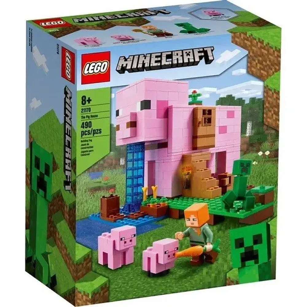 Lego Minecraft a Casa do Porco 21170 na Americanas Empresas