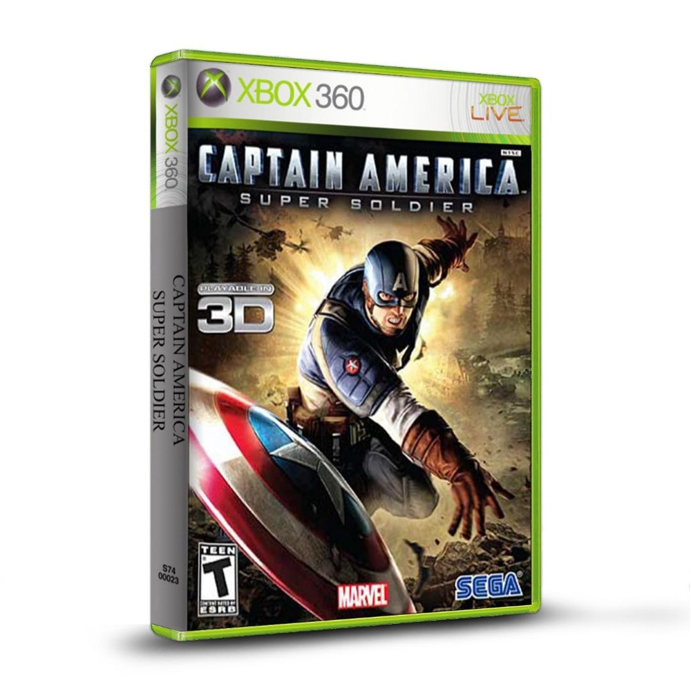 Jogo Captain America Super Soldier Xbox 360 Usado - Meu Game Favorito