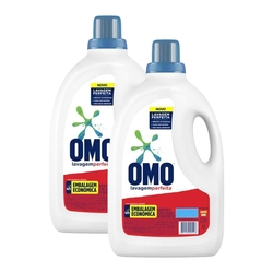 Kit 2 Lava-Roupas Omo Líquido Lavagem Perfeita 5l Menor preço em Kit 2 Lava-Roupas Omo Líquido Lavagem Perfeita 5l