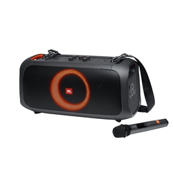 Caixa de Som Portátil JBL Party Box ON-THE-GO com Bluetooth, Microfone Sem Fio e Efeitos de Luzes Bivolt Menor preço em Caixa de Som Portátil JBL Party Box ON-THE-GO com Bluetooth, Microfone Sem Fio e Efeitos de Luzes Bivolt