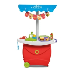 Cozinha Infantil Carrinho Food Truck Colorido - Tateti Menor preço em Cozinha Infantil Carrinho Food Truck Colorido - Tateti
