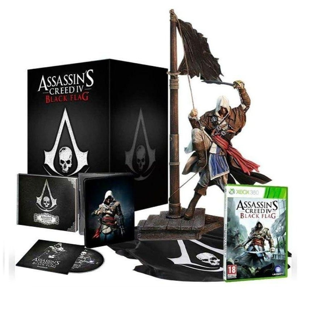 Assassins Creed Iv Black Flag Limited Edition Collectors Xbox 360 Em