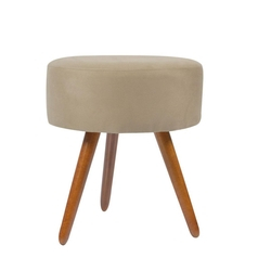 Pufe Puff Puf Para Decoração Hall De Entrada Suede Bege Luxo é boa?