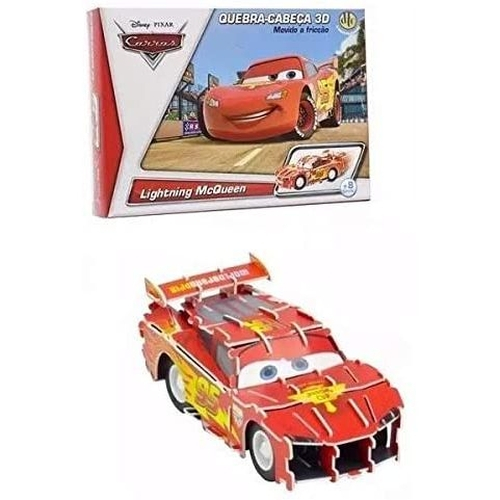 Quebra cabeca 3d carros disney doc hudson dtc