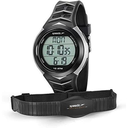 Kit Relógio Digital Masculino Speedo e Monitor Cardíaco Preto e Cinza Menor preço em Kit Relógio Digital Masculino Speedo e Monitor Cardíaco Preto e Cinza
