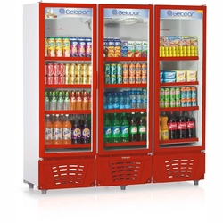 Menor preço em Refrigerador/expositor Vertical Gelopar Grvc-1450 Frost Free 1450 L 3 Portas