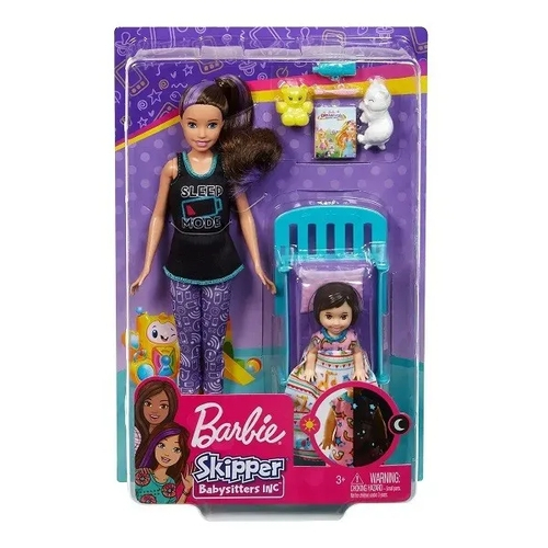 Barbie Skipper Babysitter Hora de Dormir Mattel FHY97 em Promocao na Americanas