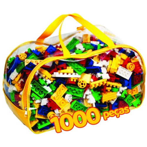 Blocos De Montar 1000 Peças - Brinquedo Educativo