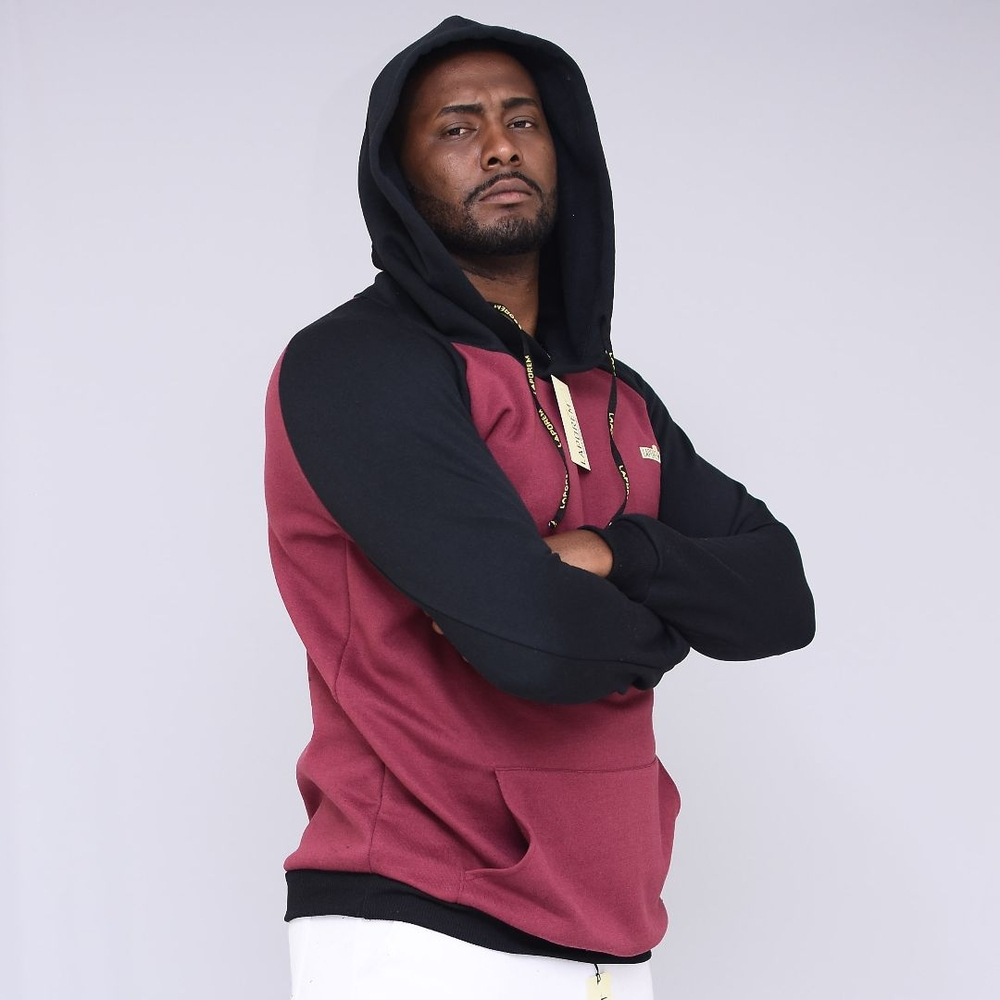 nike tech burgundy moletom com capuz
