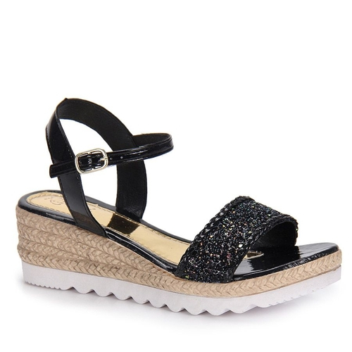 sandalias anabela infantil