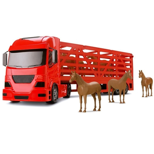 Cavalo de brinquedo realista 10 peças emborrachado + brinde em Promoção na  Americanas