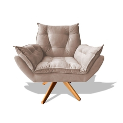 Poltrona Albany Cadeira Base Giratória Sala De Estar Jantar Salão Clínica Consultório Suede Veludo Cinza Claro Menor preço em Poltrona Albany Cadeira Base Giratória Sala De Estar Jantar Salão Clínica Consultório Suede Veludo Cinza Claro