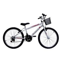 Bicicleta Aro 24 Feminina 18 Marchas Kitty Said-x Menor preço em Bicicleta Aro 24 Feminina 18 Marchas Kitty Said-x
