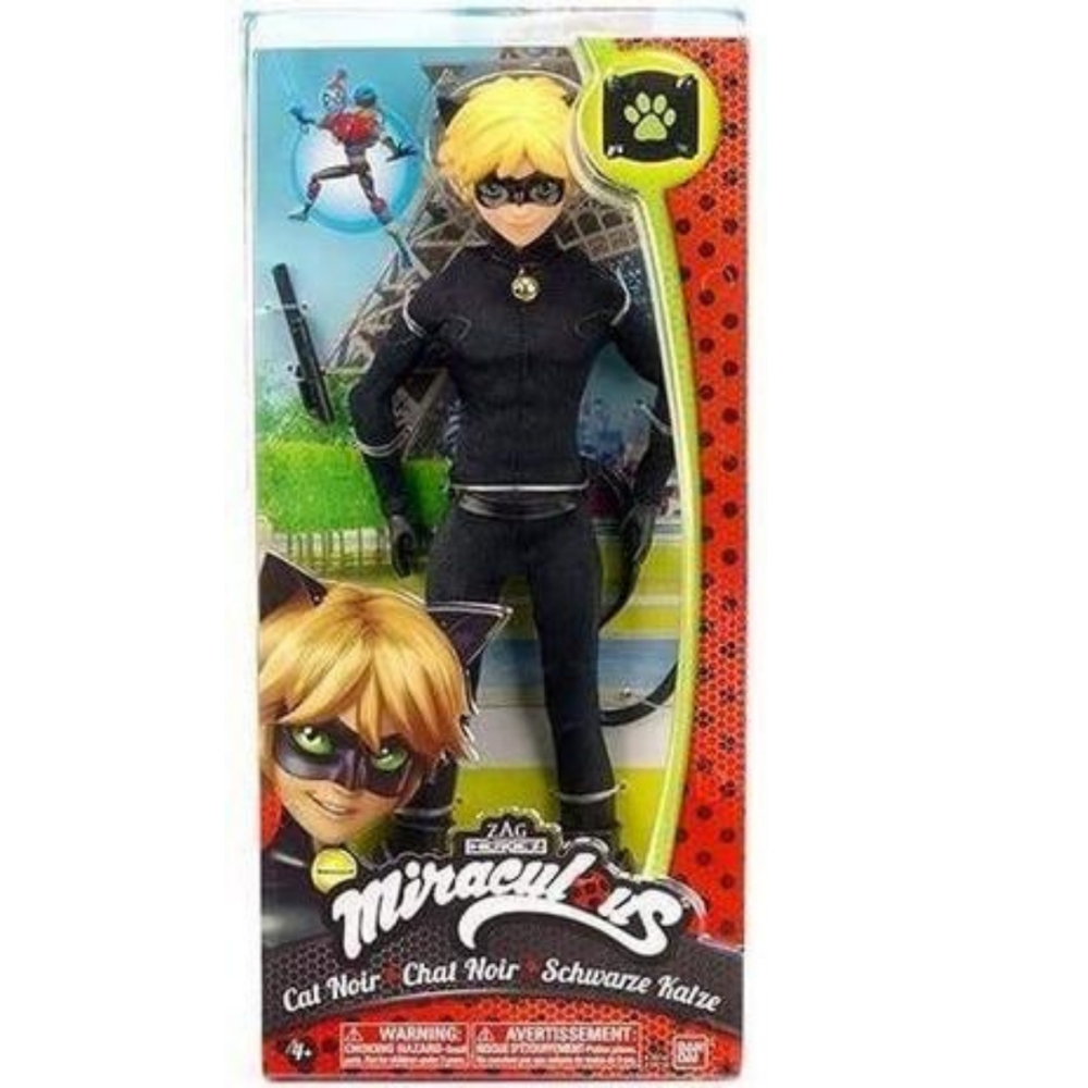 Boneco Miraculous Cat Noir Articulado 1641 no Shoptime