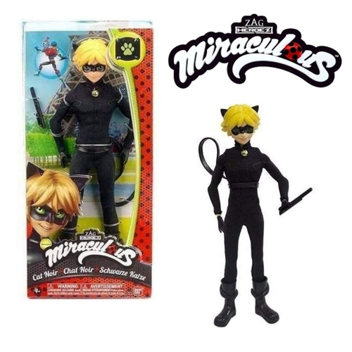 Boneco Miraculous Cat Noir Articulado 1641 no Shoptime