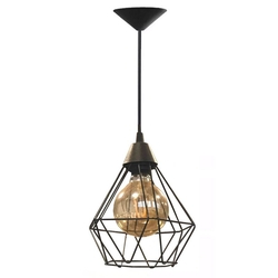 Luminaria Pendente Aramado Modelo Diamante Menor preço em Luminaria Pendente Aramado Modelo Diamante