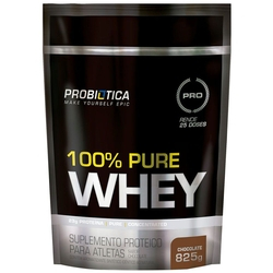 100% Pure Whey Protein Refil 825G Chocolate - Probiótica Menor preço em 100% Pure Whey Protein Refil 825G Chocolate - Probiótica